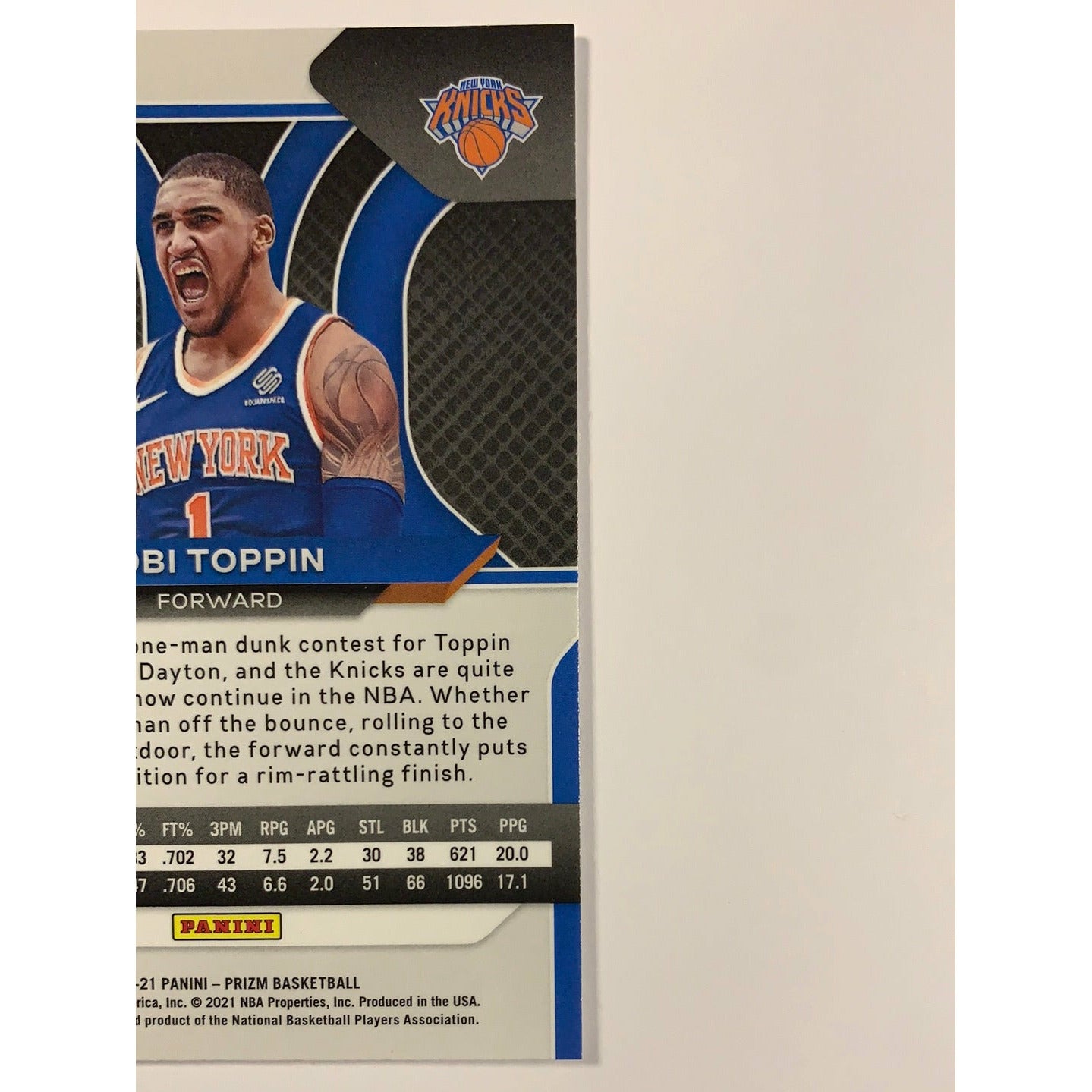  2020-21 Prizm Obi Toppin RC  Local Legends Cards & Collectibles