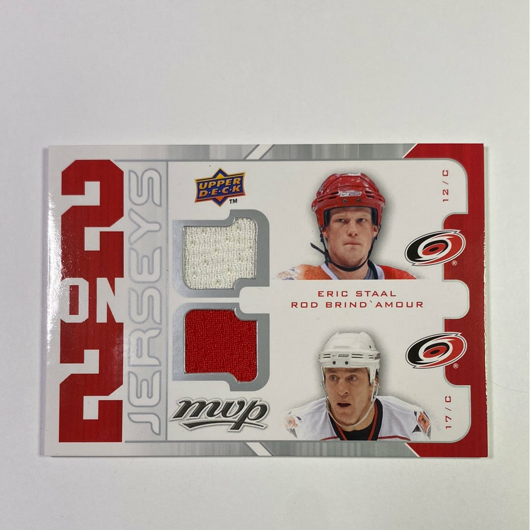 2008-09 MVP 2 on 2 Jerseys Cole & Brind’amour Vs St Louis & Lecavalier