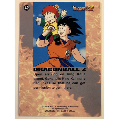  1996 JPP/Amada Dragon Ball Z King Kai Laughs at Goku’s Bad Jokes #42  Local Legends Cards & Collectibles