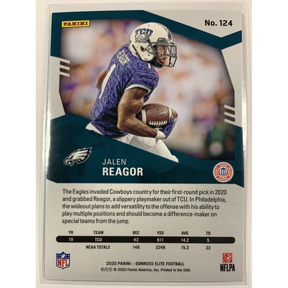  2020 Donruss Elite Jalen Reagor RC Green Foil Parallel  Local Legends Cards & Collectibles