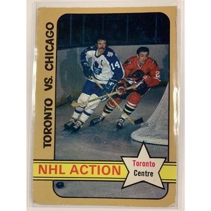  1972-73 O-Pee-Chee NHL Action Toronto Centre Dave Keon  Local Legends Cards & Collectibles