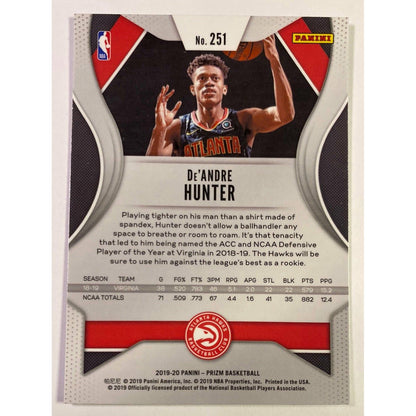 2019-20 Panini Prizm De’Andre Hunter RC