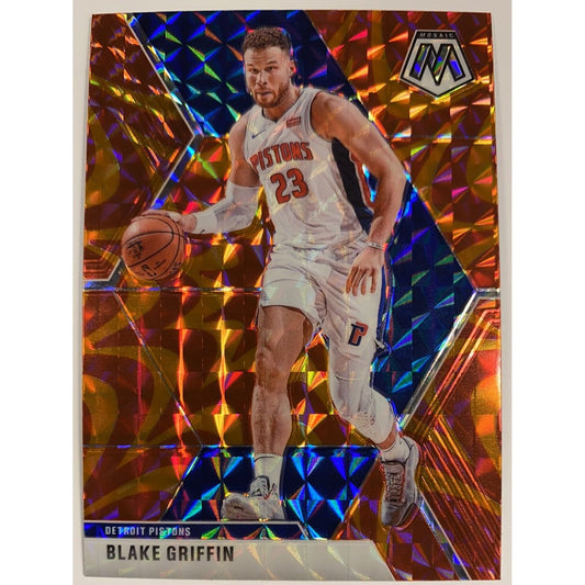  2019-20 Mosaic Blake Griffin Orange Reactive Prizm  Local Legends Cards & Collectibles