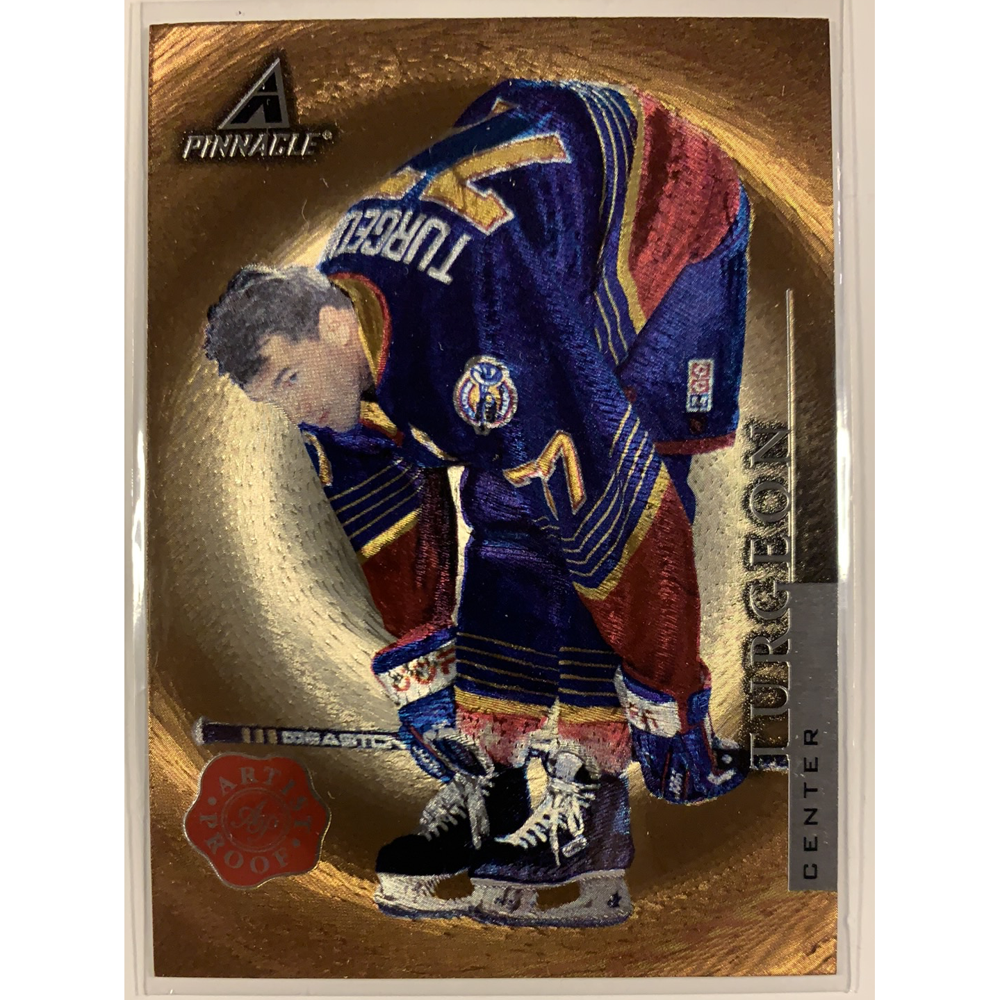  1997-98 Pinnacle Pierre Turgeon Artist Proof  Local Legends Cards & Collectibles
