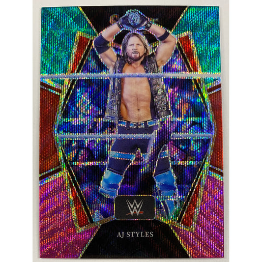 2022 Select AJ Styles Tri Colour Prizm