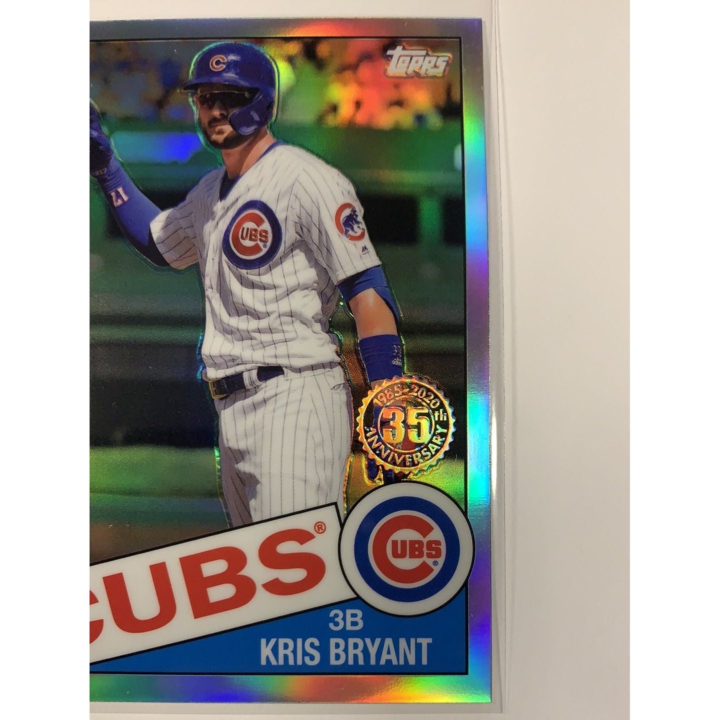  2020 Topps 35th Anniversary Kris Bryant Chrome Refractor  Local Legends Cards & Collectibles