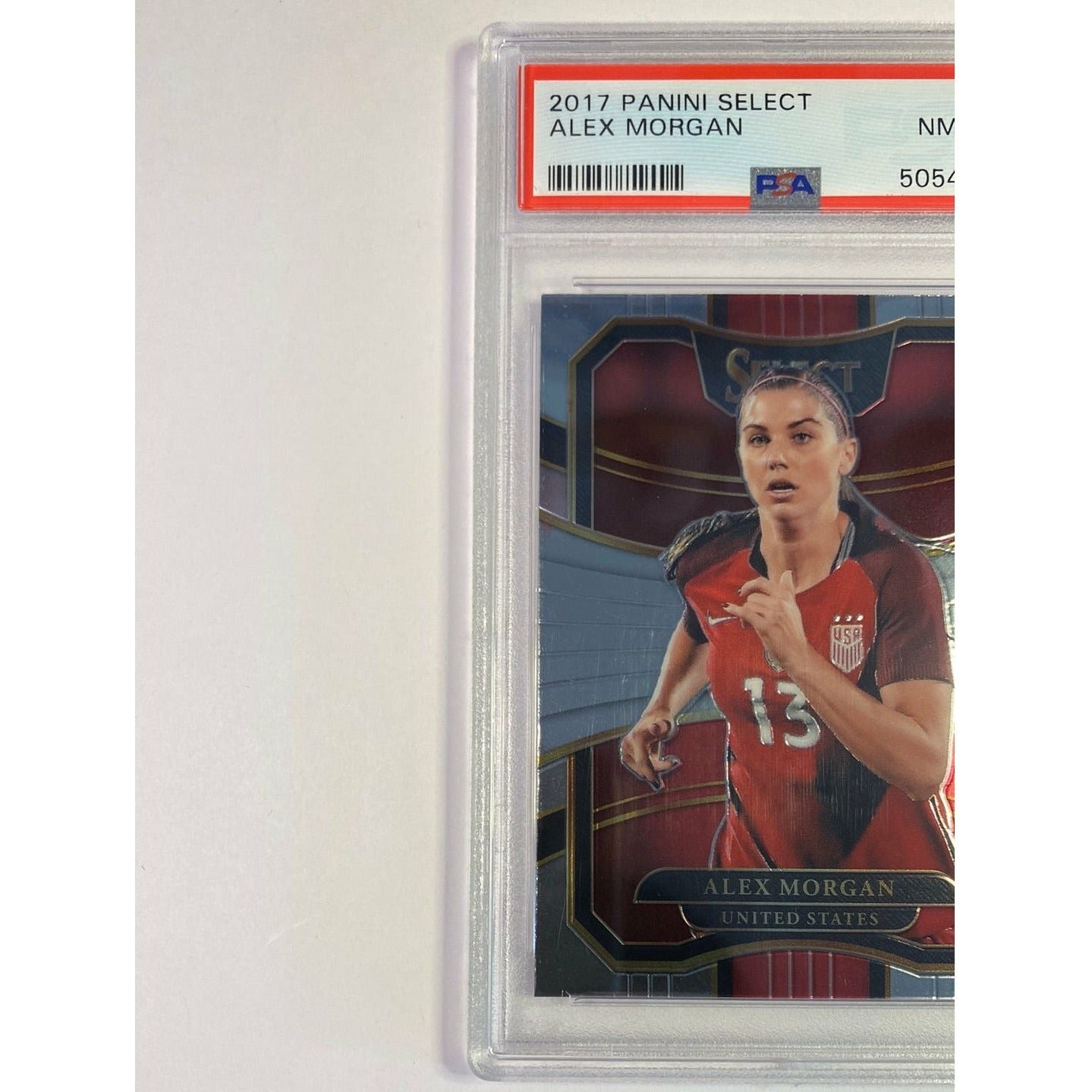  2017 Panini Select Alex Morgan PSA NM-MT 8  Local Legends Cards & Collectibles