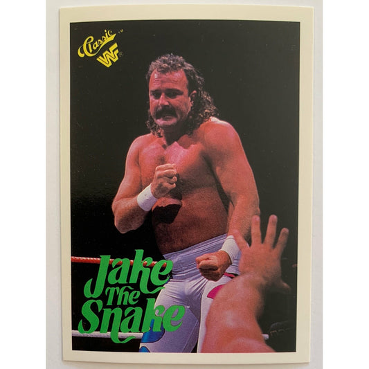  1990 Classic WWF Jake “the Snake” Roberts  Local Legends Cards & Collectibles