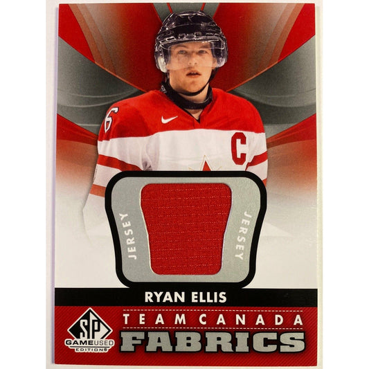  2012-13 SP Game Used Ryan Ellis Team Canada Fabrics  Local Legends Cards & Collectibles