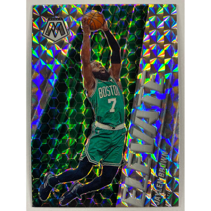 2020-21 Mosaic Jaylen Brown Elevate Silver Mosaic Prizm