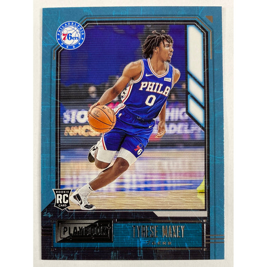 2020-21 Chronicles Playbook Tyrese Maxey RC
