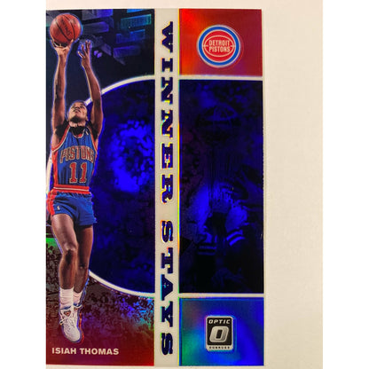  2019-20 Donruss Optic Isiah Thomas Winner Stays Holo  Local Legends Cards & Collectibles