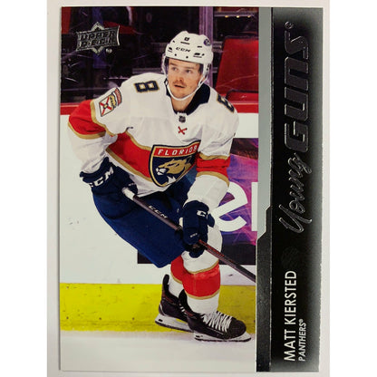 2021-22 Upper Deck Series 1 Matt Kiersted Young Guns