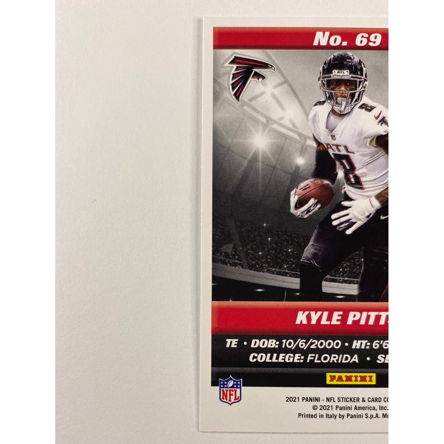 2021 Sticker & Card Collection Kyle Pitts RC