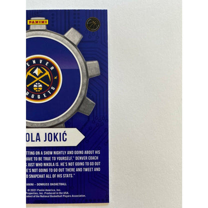 2021-22 Hoops Nikola Jokic Craftsman