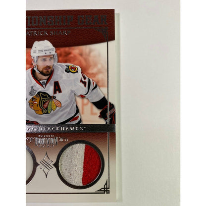 2011-12 Crown Royale Patrick Sharp Championship Gear /50