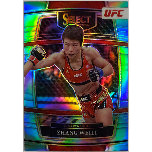 2022 Select Zhang Weili Silver Holo Prizm