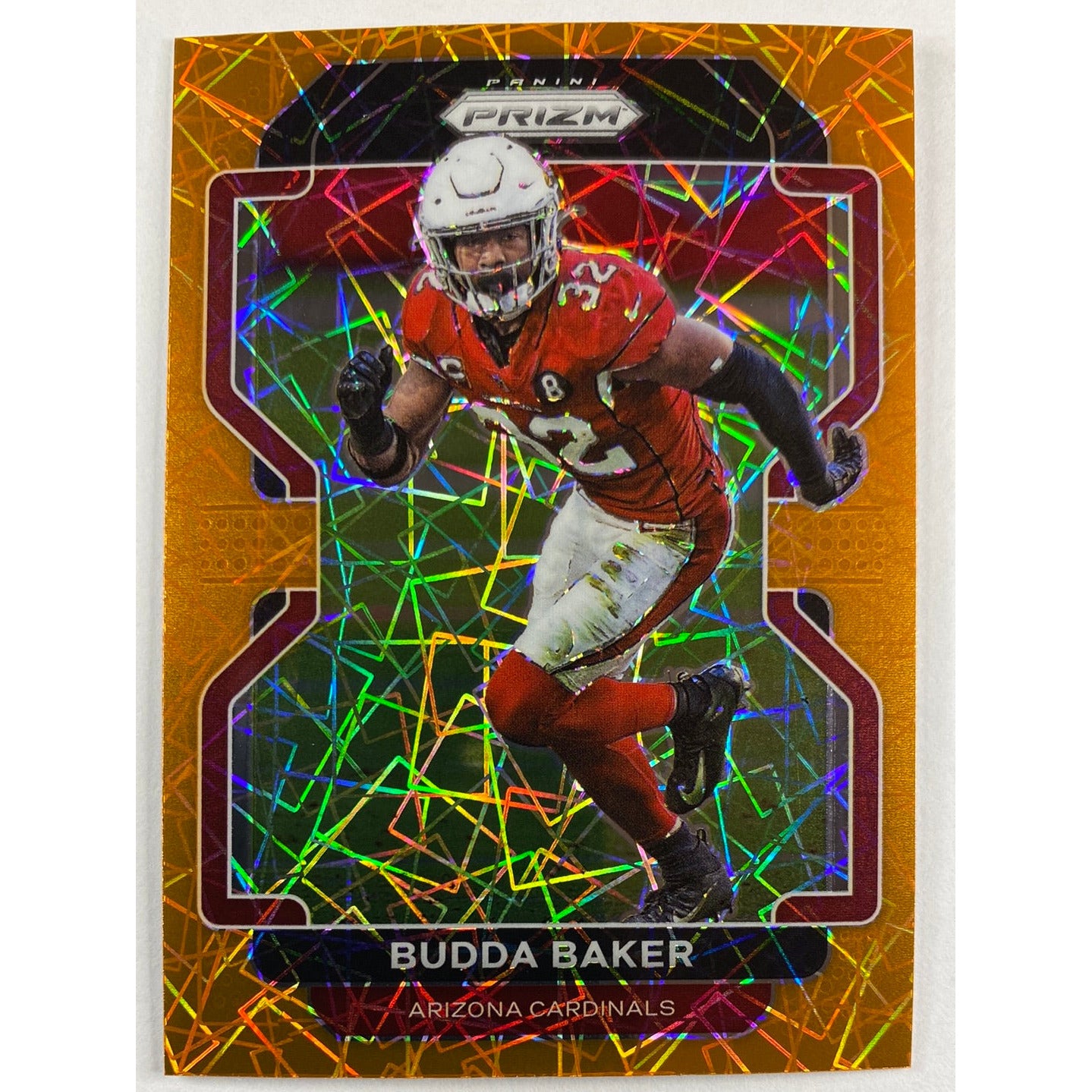 2021 Panini Prizm Budda Baker Gold Velocity Prizm