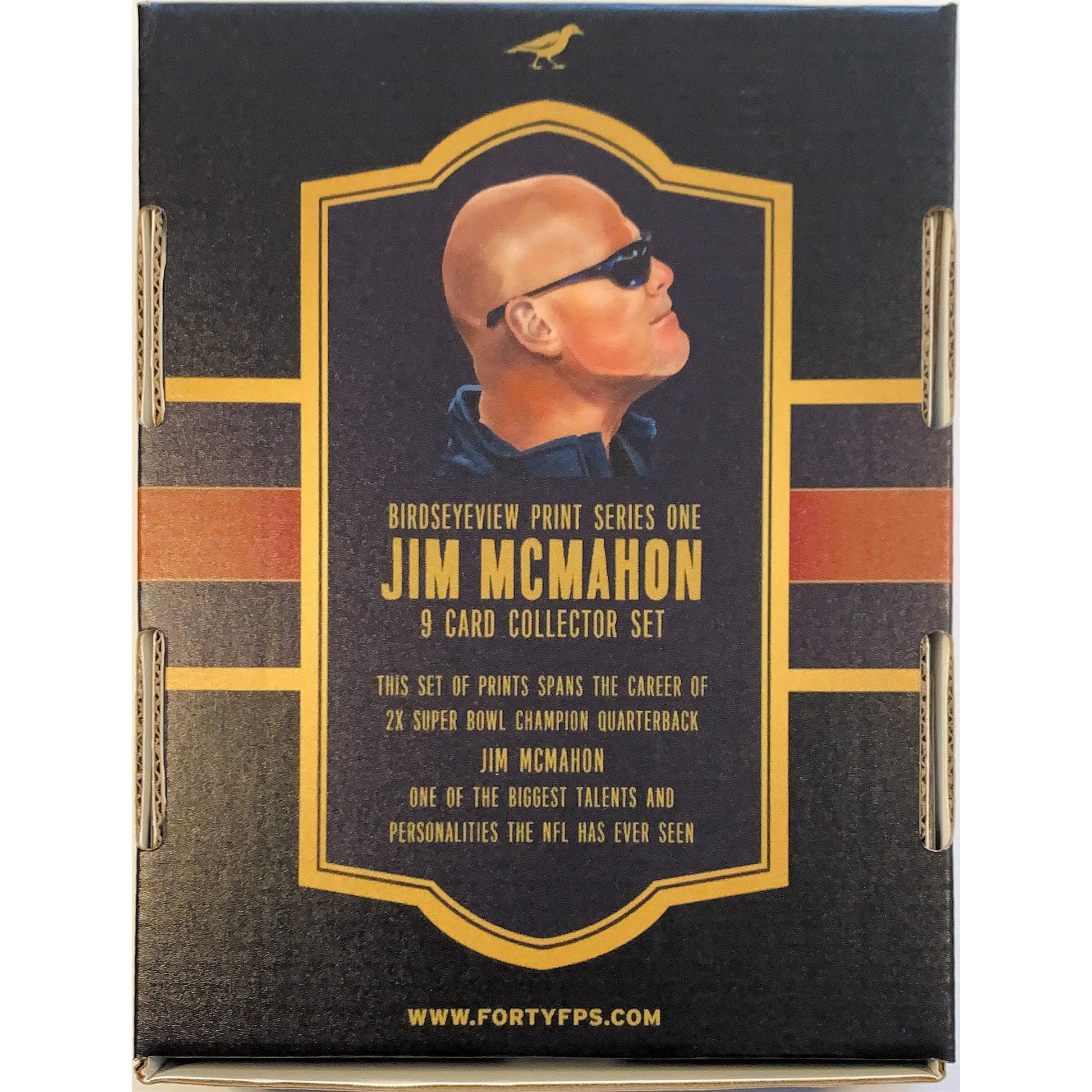  2021 Forty FPS BirdsEyeView Print /500 Jim McMahon 9 Card Set With Box  Local Legends Cards & Collectibles