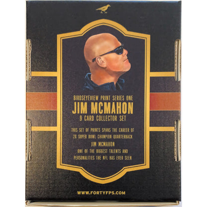  2021 Forty FPS BirdsEyeView Print /500 Jim McMahon 9 Card Set With Box  Local Legends Cards & Collectibles