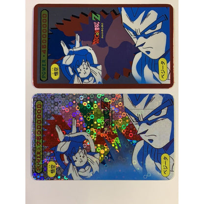  1995 Cardass Dragon Ball Z Vegeta & Gohan Mini & Mini Prism  Local Legends Cards & Collectibles