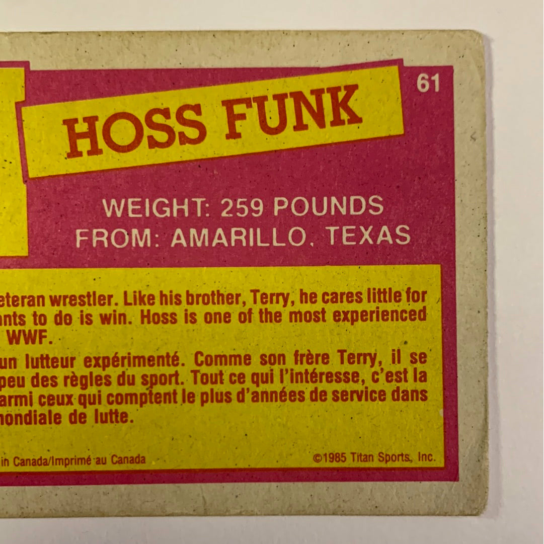 1985 Titan Sports Hoss Funk