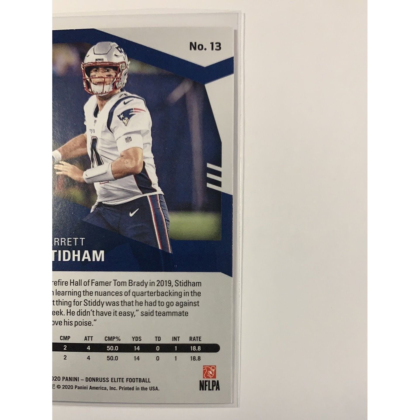  2020 Donruss Elite Jarred Stidham Pink Parallel  Local Legends Cards & Collectibles