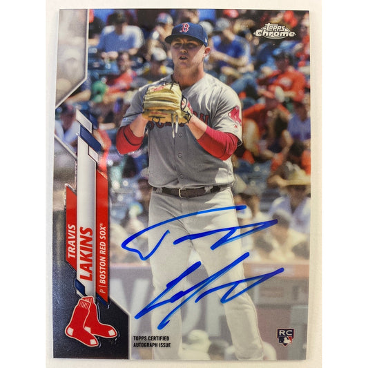 2020 Topps Chrome Travis Lakins RC Auto