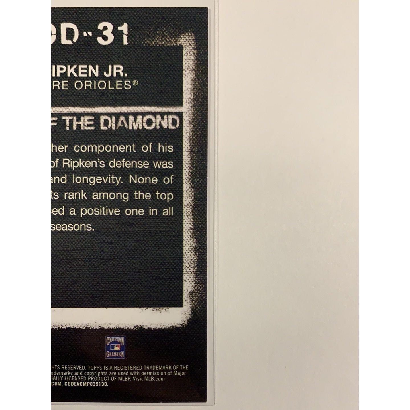  2020 Topps WARiors of the Diamond Cal Ripkin Jr  Local Legends Cards & Collectibles