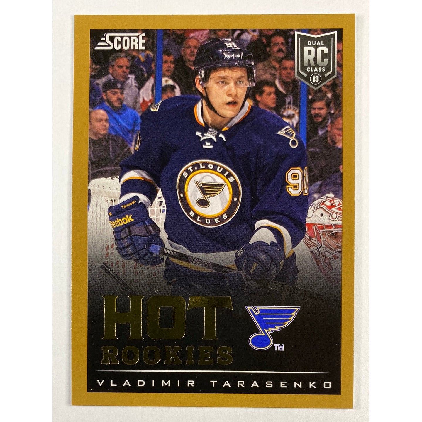 2012-13 Score Vladimir Tarasenko Hot Rookies Gold