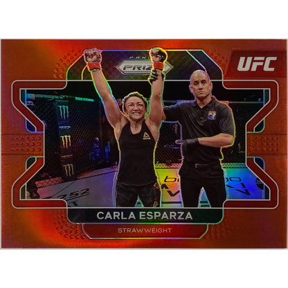 2022 Panini Prizm Carla Esparza Red Holo Prizm 147/299