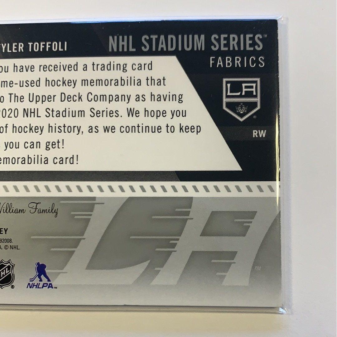  2020-21 Game Used Tyler Toffoli NHL Stadium Series Fabrics  Local Legends Cards & Collectibles
