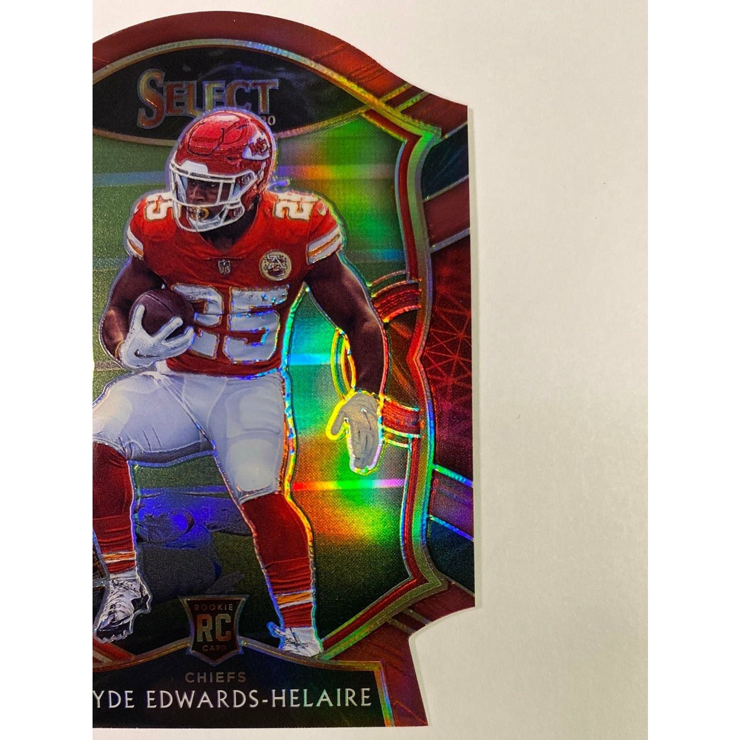  2020 Select Clyde Edwards-Helaire Concourse Level Maroon Die Cut Silver Holo Prizm  Local Legends Cards & Collectibles
