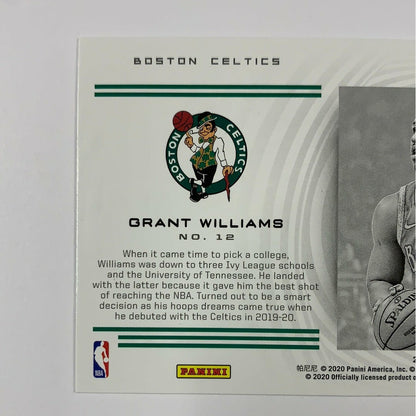 2019-20 Illusions Grant Williams Rookie Card