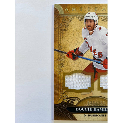 2020-21 Artifacts Dougie Hamilton Gold Dual Patch /175