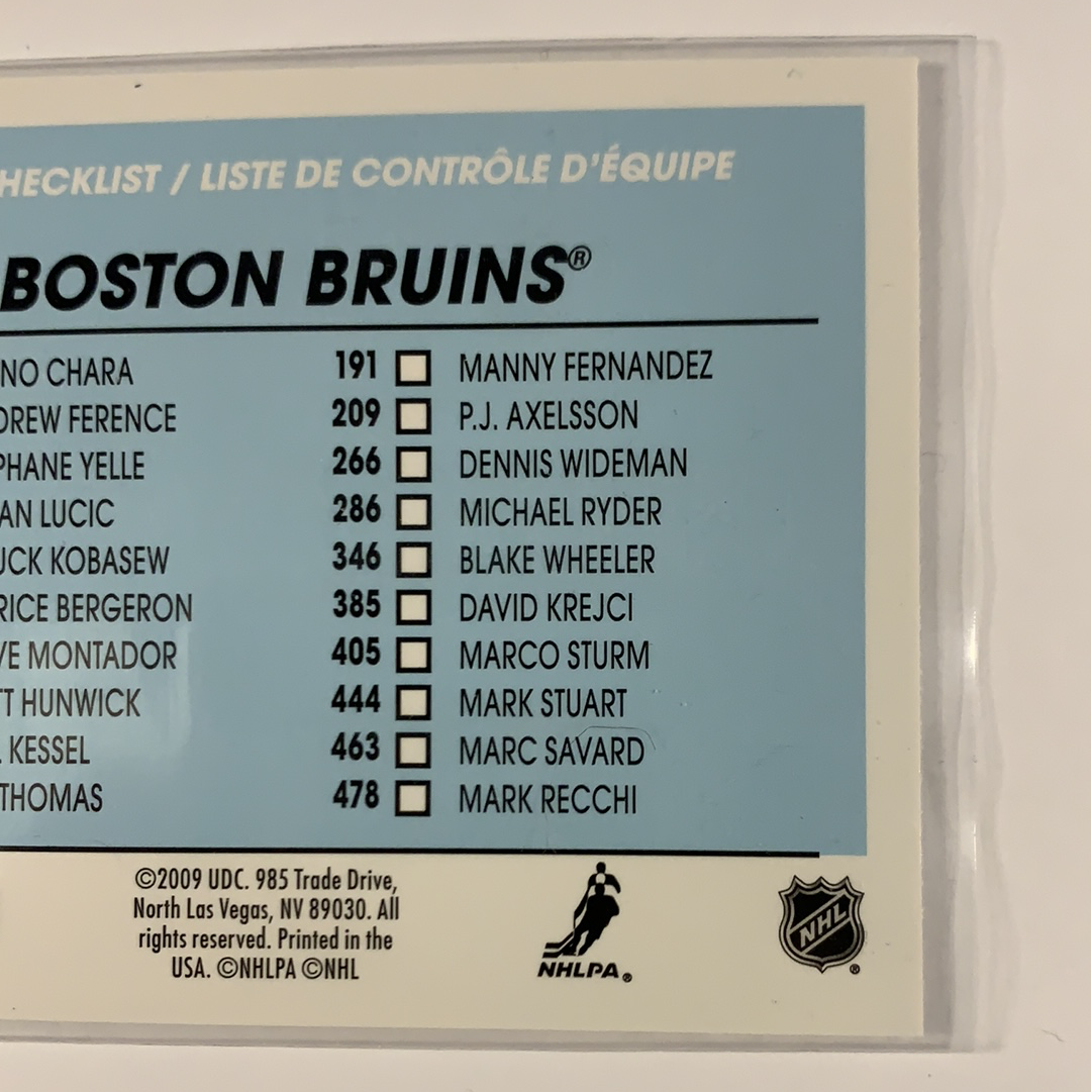  2008-09 O-Pee-Chee Marc Savard Assist Leader  Local Legends Cards & Collectibles