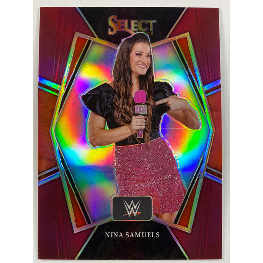2022 Select Nina Samuels Ruby Holo Prizm 11/149