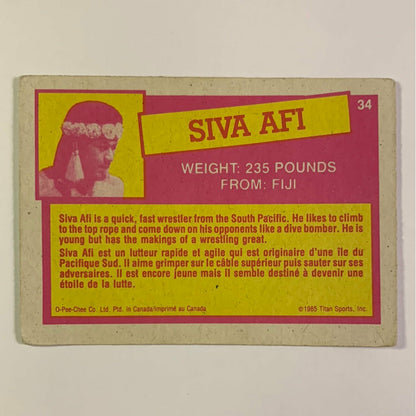 1985 Titan Sports Siva Afi