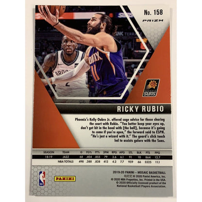  2019-20 Mosaic Ricky Rubio Blue Reactive Prizm  Local Legends Cards & Collectibles