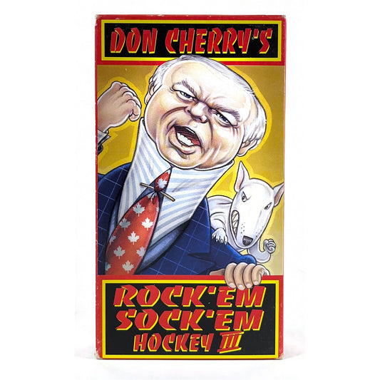 1991 Don Cherry’s Rock ‘Em Sock ‘Em Hockey 3 VHS Tape