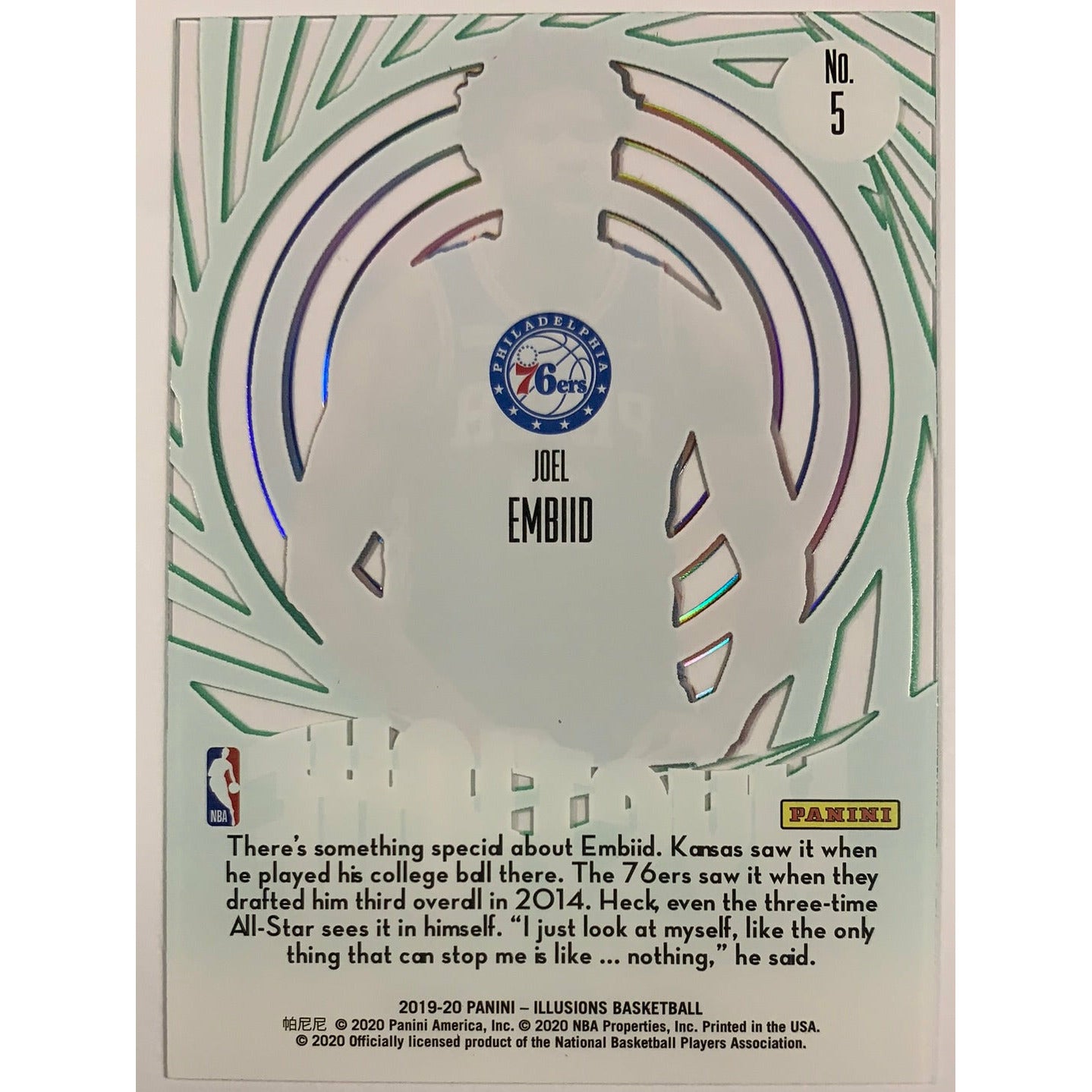  2019-20 Illusions Joel Embid Mystique  Local Legends Cards & Collectibles