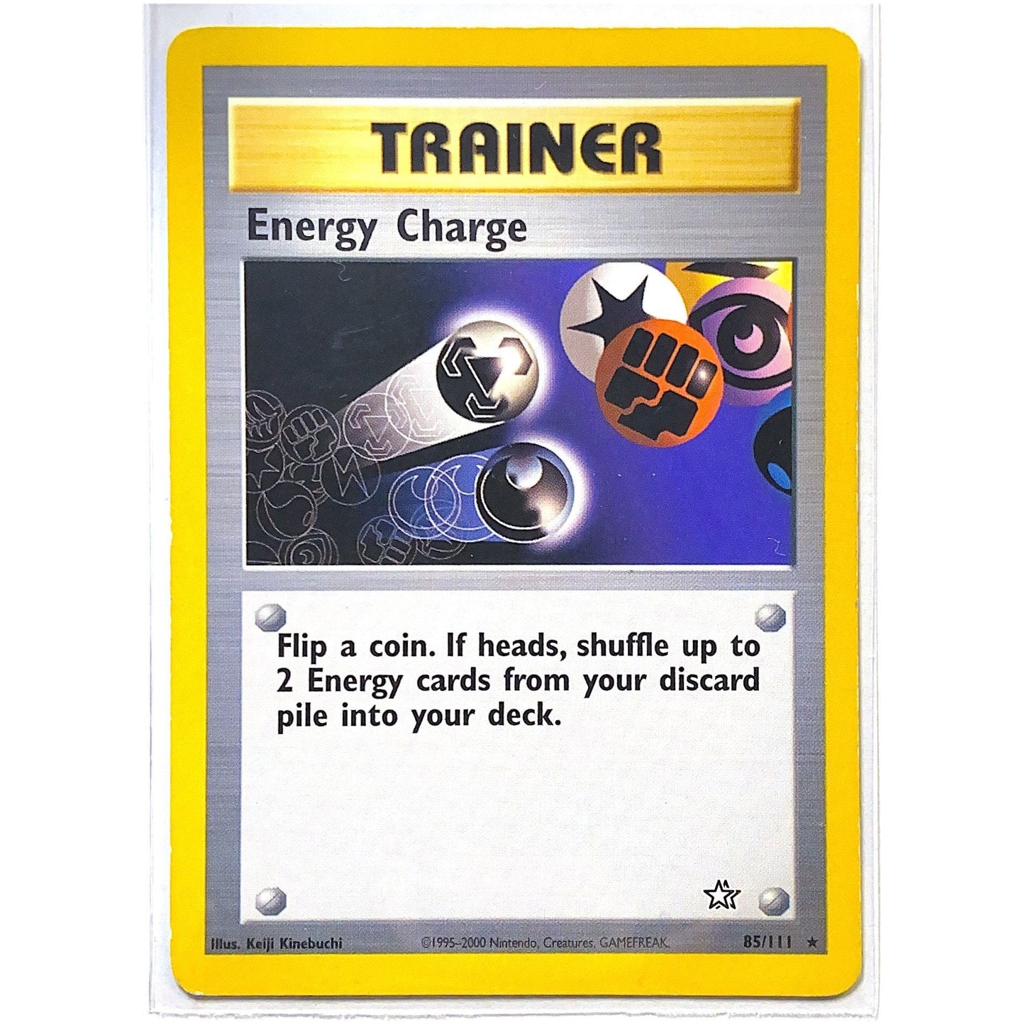  Neo Genesis Energy Charge Non-Holo Rare Trainer 85/111  Local Legends Cards & Collectibles