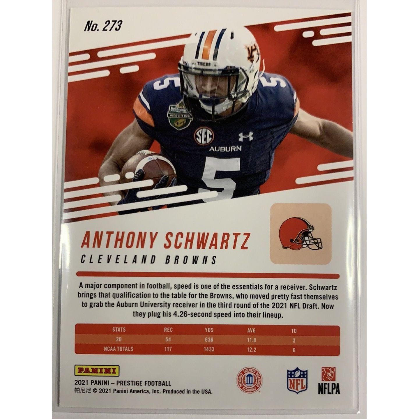  2021 Panini Prestige Anthony Schwartz RC  Local Legends Cards & Collectibles
