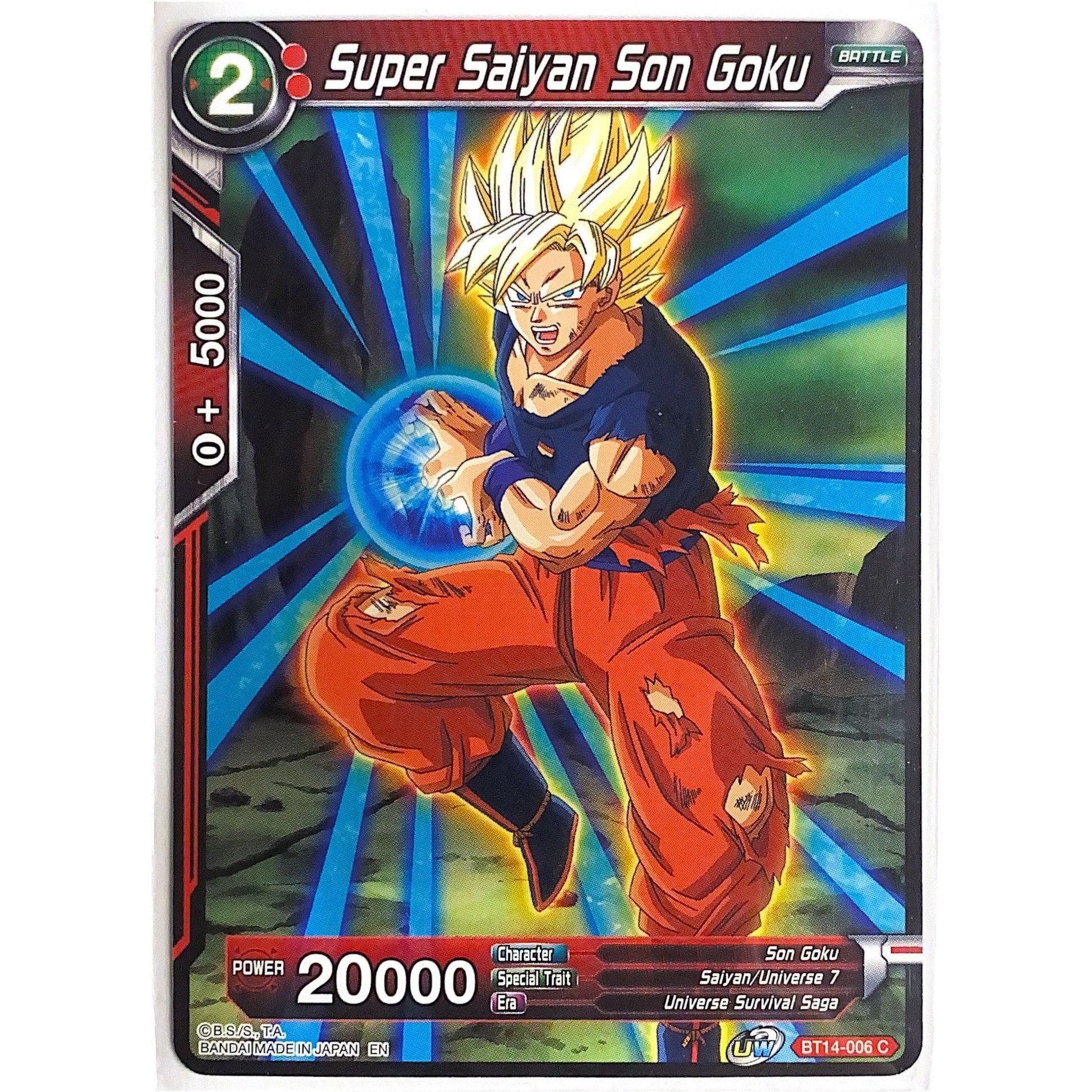  Dragon Ball Super Super Saiyan Son Goku BT14-006  Local Legends Cards & Collectibles