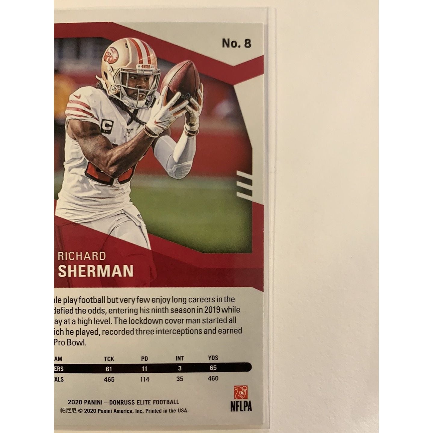  2020 Donruss Elite Richard Sherman Pink Parallel  Local Legends Cards & Collectibles