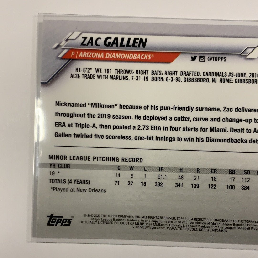  2020 Topps Chrome Zac Gallen RC  Local Legends Cards & Collectibles