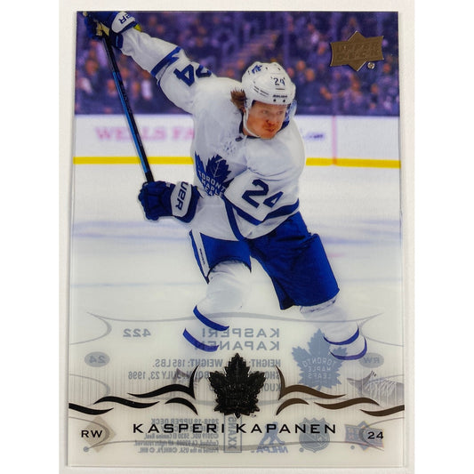 2018-19 Upper Deck Series 2 Kasperi Kapanen Clear Cut