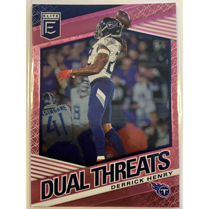  2020 Donruss Elite Derrick Henry Dual Threats Pink Parallel  Local Legends Cards & Collectibles