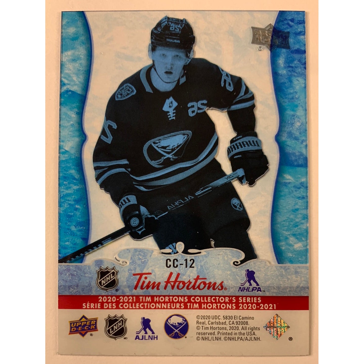 2020-21 Tim Hortons Rasmus Dahlin Clear Cut Phenoms