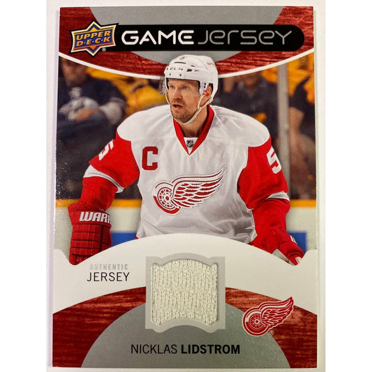  2012-13 Upper Deck Series 1 Nicklas Lidstrom UD Game Jersey  Local Legends Cards & Collectibles